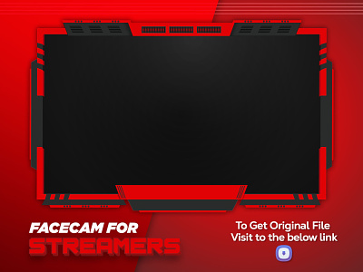 Twitch OBS Streaming overlay Face Cam Design