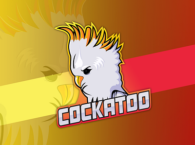 Cockatoo Logo Design 3d logo background photo banner branding design ecommerce slider esports esports logo illustration logo mascot mckup slider ui vector