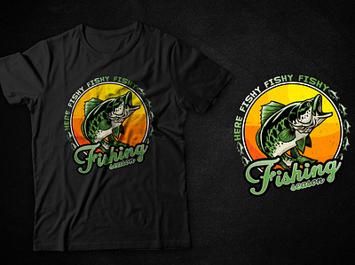 Fishing Tshirt for this Season apparel background photo banner branding design ecommerce slider fishing fishing tshirt illustration logo slider tees tshirt ui vector