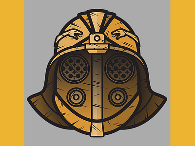 For Honor Sub-Reddit Flair: Gladiator art fighting for honor gladiator graphic design helmet illustration knight medieval trident vector video games