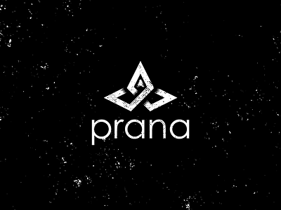 Prana Logo Style Swap black distressed metal prana texture type typography viking white