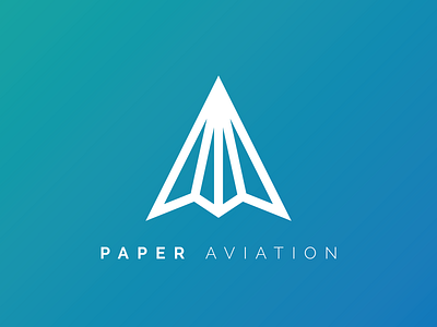 Paper Aviation airplane art aviation graphic design illustration logo minimal minimalism minimalist paper paper airplane vector