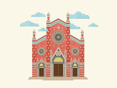 St. Antuan Chruch church illustration istanbul landmark turkey