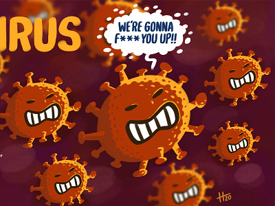 Coronavirus detail 1 character design comics coronavirus illustration infographic information news