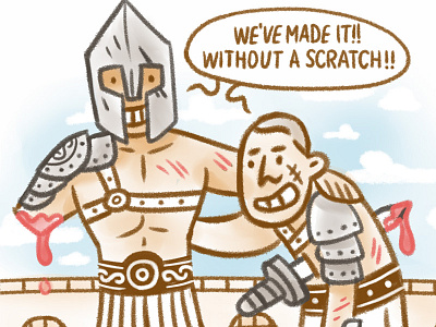 Can One Person Make a Difference? Detail 1 character design comics gladiator history illustration infographic information