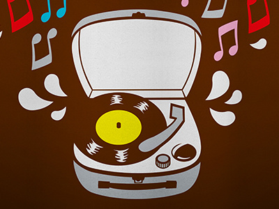 Vinyl Beats Mp3 mp3 music record player vector vintage vinyl