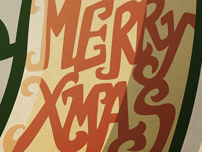 Xmas13 handmade lettering poster typography vector