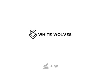 Wolf Logo brand creative design designer graphic illustrator logo mark minimal modern