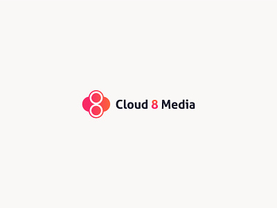 Cloud 8 Media _ Logo Design brand corporate creative design graphic illustrator logo mark minimal modern