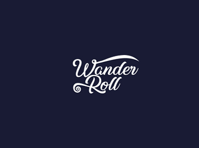 Wander Roll _ Logo design brand branding creative creative design design designer graphic lettering letters logo mark modern