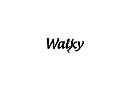 Walky | Logo Design app black black white brand branding creative creativity cyber design designer graphic logo logos mark minimal modern walk walking