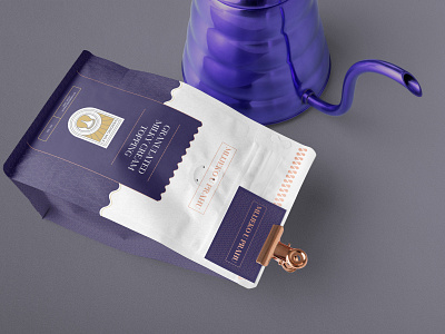 Package design for granulated milk art direction blue bold branding coffee creative design gold logo luxury milk minimal modern package package design packages pouch powder premium simple