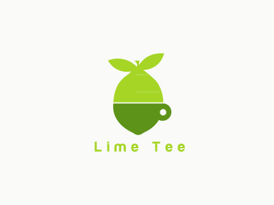 Lime Tee brand creative design drawing graphic logo mark minimal modern