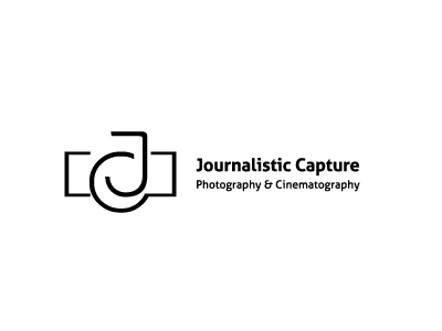 Journalist Capture adobe brand creative design designer drawing graphic illustrator logo mark minimal modern