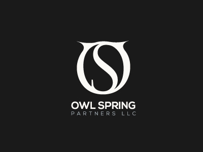 Owl Spring adobe brand creative design designer drawing graphic illustrator logo mark minimal modern