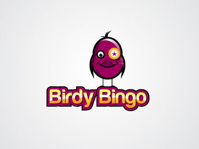 Birdy Bingo adobe brand creative design designer drawing graphic illustrator logo mark minimal modern