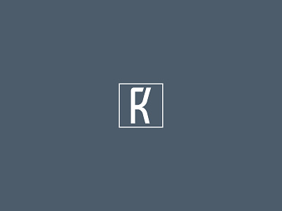 R+K branding corporate creative design designer graphic identity illustrator logo mark minimal modern