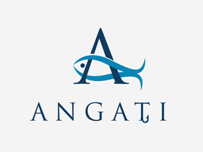 Angati Logo brand branding corporate creative design designer drawing graphic icon identity illustrator logo mark minimal modern