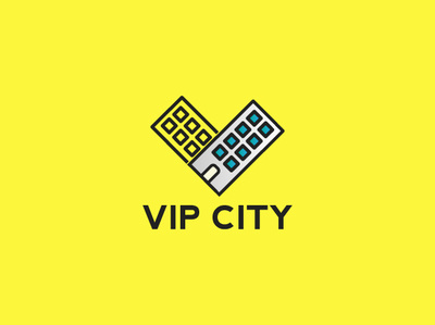 Vip City adobe app brand branding corporate creative design designer drawing game graphic icon identity illustration illustrator logo mark minimal modern typography