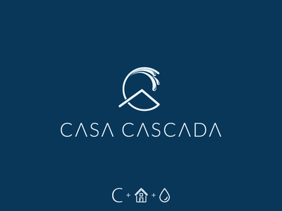 Casa Cascada adobe brand branding caligraphy corporate creative design designer drawing graphic icon identity illustration illustrator logo mark minimal modern ux vector