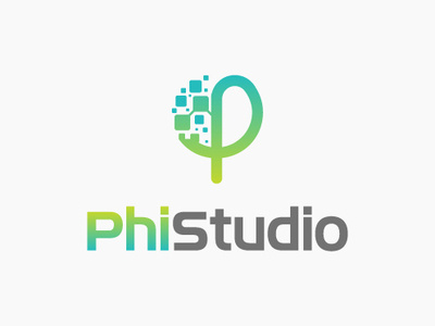 Phi Studio adobe app brand branding caligraphy corporate creative design designer drawing graphic icon identity illustration illustrator logo mark minimal modern vector
