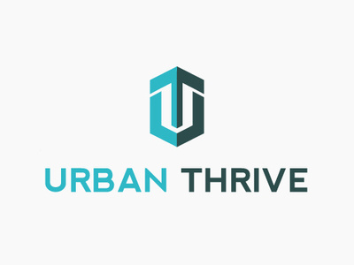 Urban Thrive adobe brand branding caligraphy corporate creative design designer drawing graphic icon identity illustration illustrator logo mark minimal modern typography vector