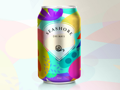 Seashore Drinks adobe brand creative design designer drawing graphic illustration illustrator logo minimal modern package package design packagedesign packaging product products typography vector