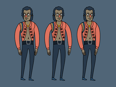 Miles Davis character character design design illustraion
