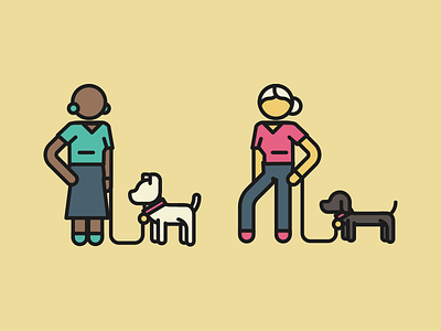 Pets dogs illustration pets