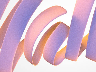 Sneak peek 1 3d bubblegum caligraphy lettering script typography