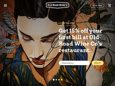 Old Road Wine Co. Website identity ui website wine