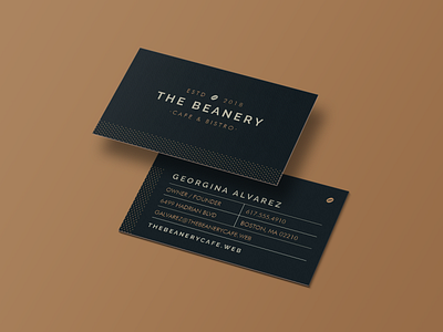 Café Business Card / Identity Set branding business card cafe coffe graphic design hipster identity