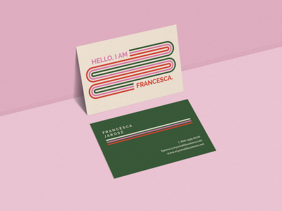 Creative Freelancer Business Card / Identity branding business card graphic design