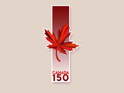 Canada150 150 canada geometric maple leaf