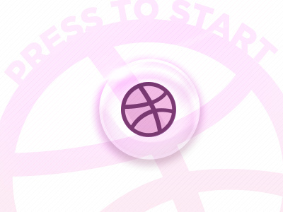 Press to Begin. Hello Dribbblers!