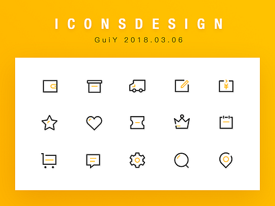 Icon design7 balance guiy icon icons line linear yellow
