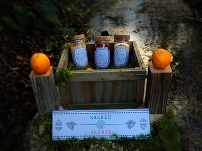Sacred Orange branding & packaging