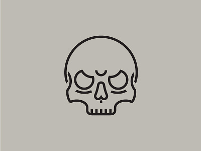 spooky skull 2spooky4me halloween horror line skull spook spooks thick lines vector wip