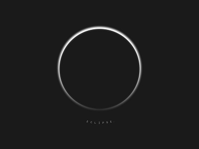 Eclipse black black white branding eclipse moon