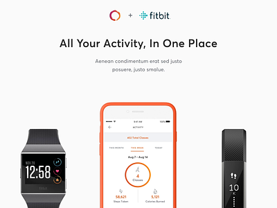 Fitbit Launch Email Header fitness app fitbit fitness app motion graphics animation