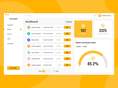 dashboard mechanics app