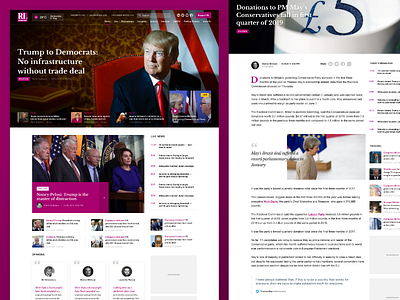 news site design news news site newspaper political politics