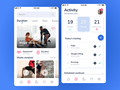 Workout app