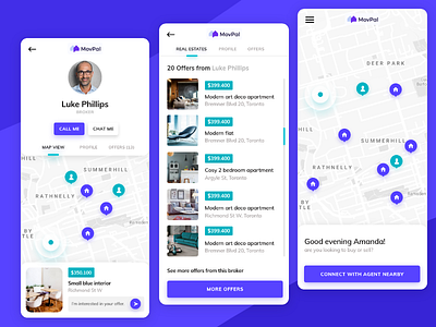 real estate app that connects agents with clients