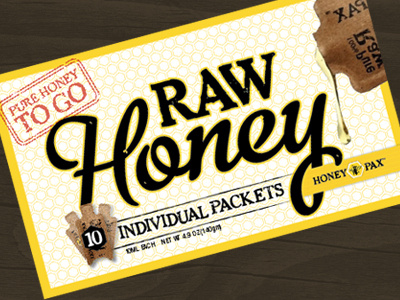 Honey to go box cover3 box packaging type yellow