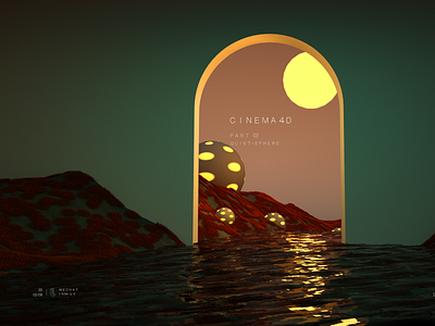 Quiet 3 3d c4d design illustration