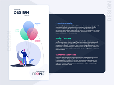What's the design exactly app color design experience gradient knowledge landing layout template theme ui user ux