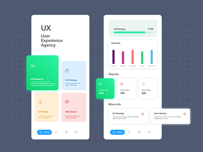 Design Mockup (Design Agency app) 2020 adobe xd agnecy creative creative app dashboard design explore futuristic gradient inpiration landing layout mobile theme trend webdesign