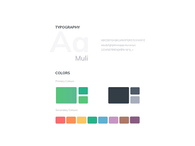 Color color color palette colorful font font family gredient mobile primary colors rectangle style guide typogaphy ui web white