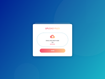 Upload Form app browse color creative drag form gradient popup theme ui upload upload file